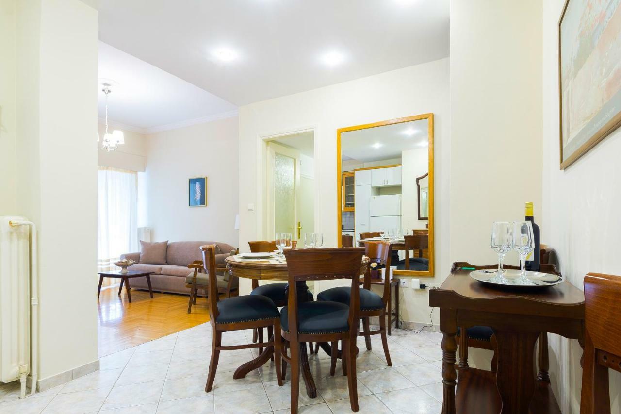 Classy 2 Bedroom Apartment Near Acropolis & Metro Athen Exterior foto