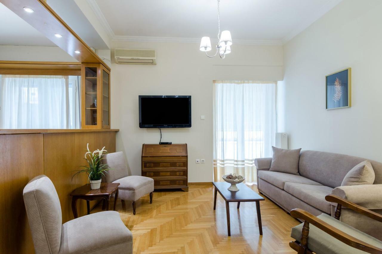 Classy 2 Bedroom Apartment Near Acropolis & Metro Athen Exterior foto