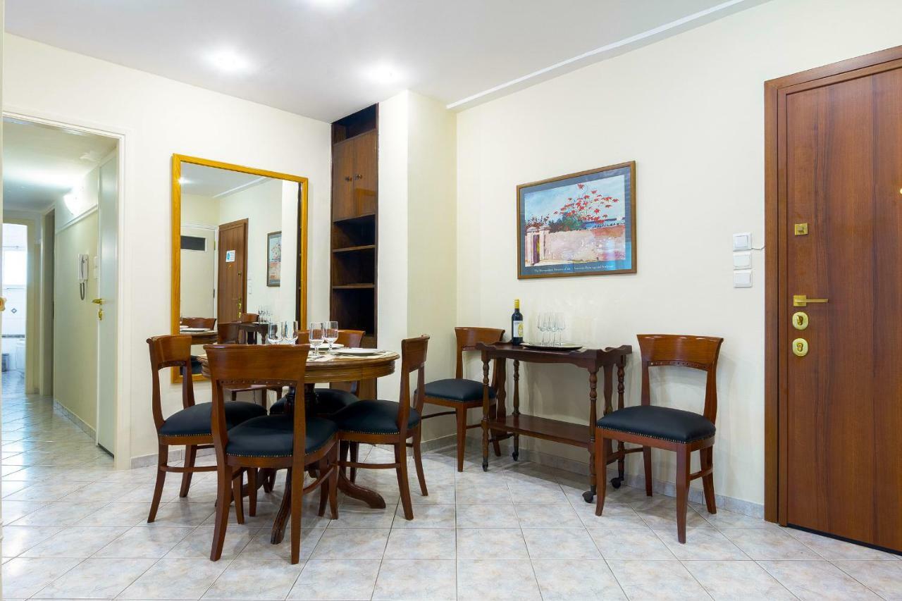 Classy 2 Bedroom Apartment Near Acropolis & Metro Athen Exterior foto