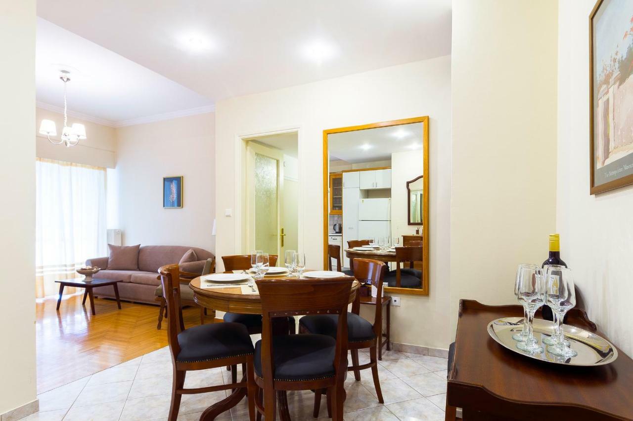 Classy 2 Bedroom Apartment Near Acropolis & Metro Athen Exterior foto